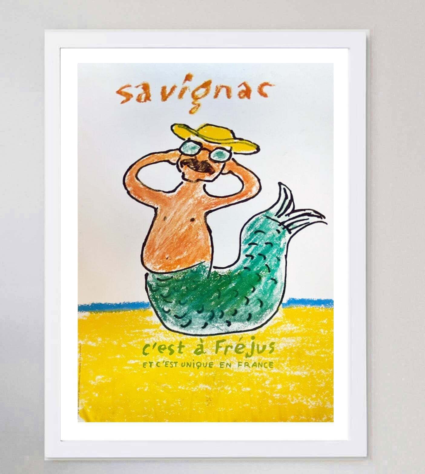 C'est A Frejus   Savignac  Original Vintage Poster photo for sale