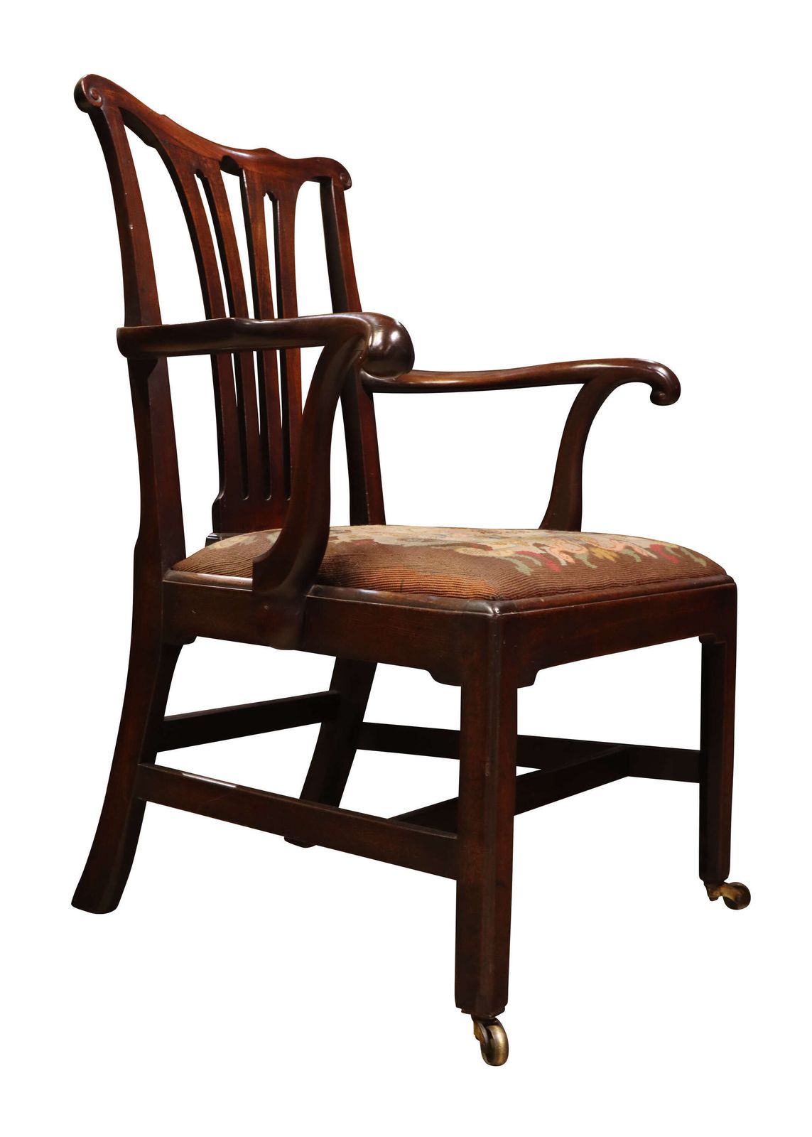 A Fine George II Mahogany Armchair, Circa 1750 photo for sale