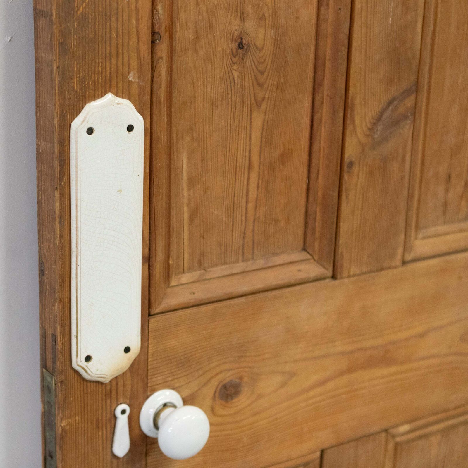 275.0 Antique 4 Panel Stripped Door 194cm X 83cm photo