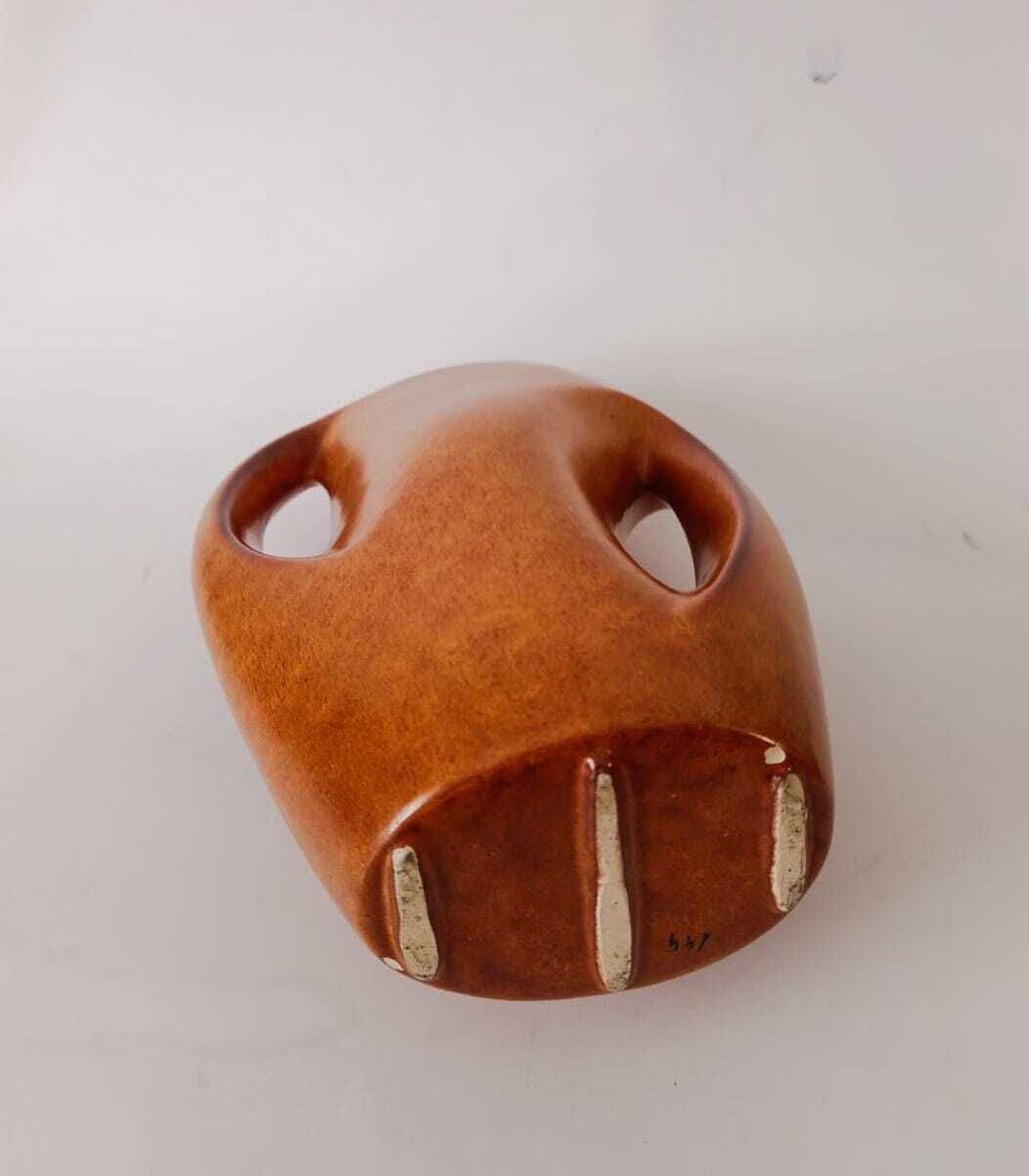 Bertoncello Vintage Space Age Futurist Ceramic Vase Designed By Roberto Rigon From The 1970s photo buy