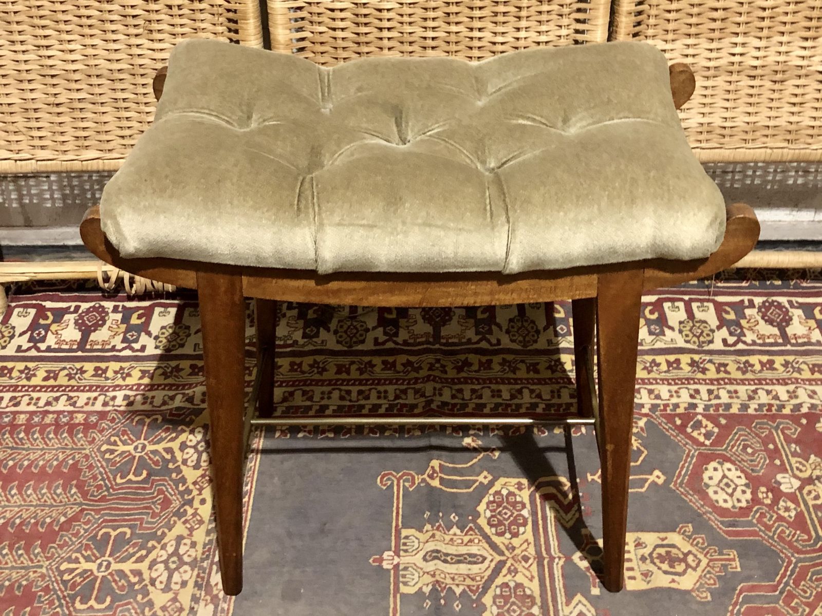 photo buy Handsome Retro Teak Stool