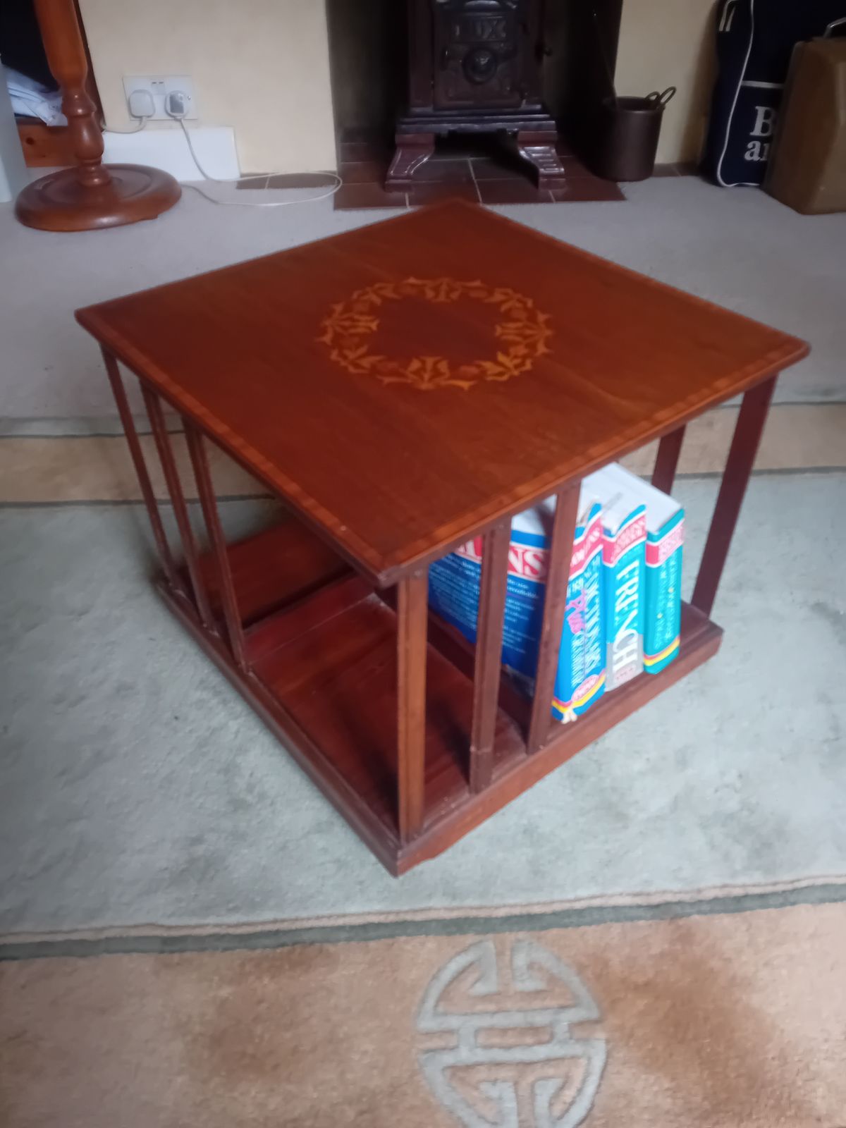 Revolving Antique Book Stand photo for sale