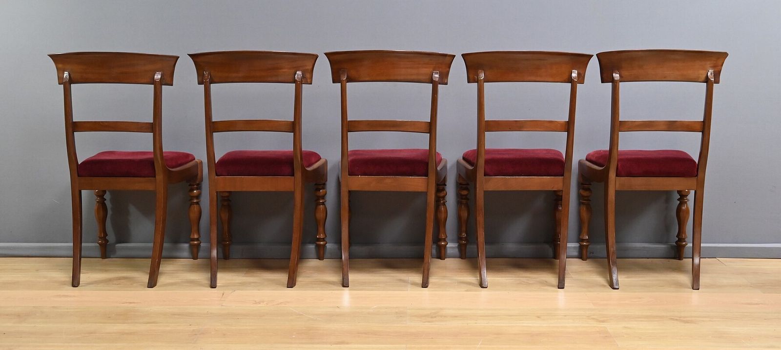 Set Of 5 Victorian Mahogany Chairs, England – Part 2, 19th Century photo vinterior
