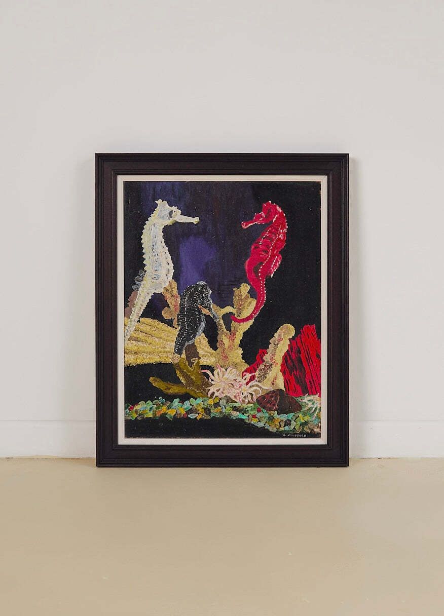The Seahorses By S. Roussard, 1920s