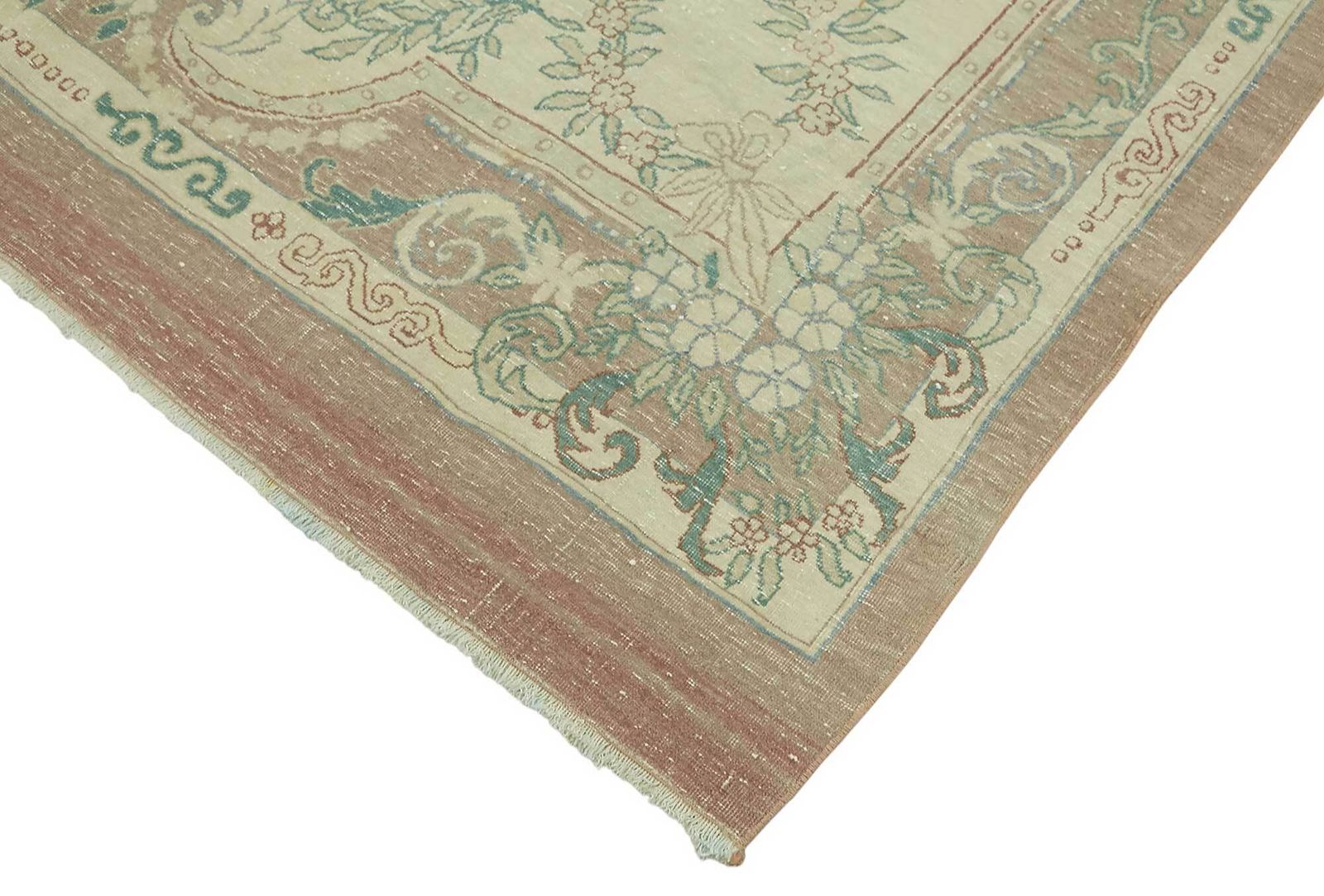 Vintage Hand Knotted Large Area Rug 236 Cm X 360 Cm photo Textiles