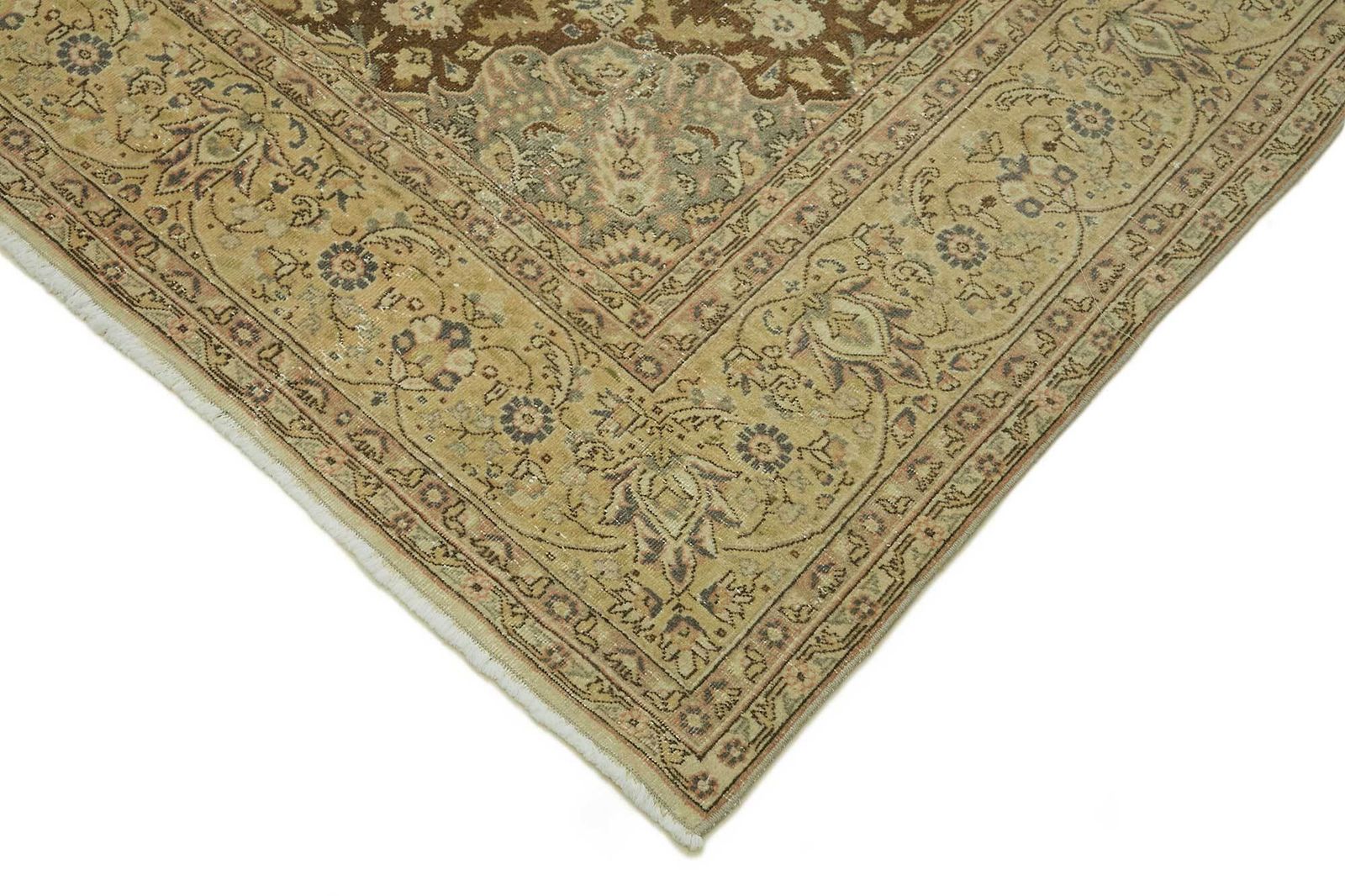 Handmade Beige Vintage Large Area Rug 275 Cm X 355 Cm photo Textiles