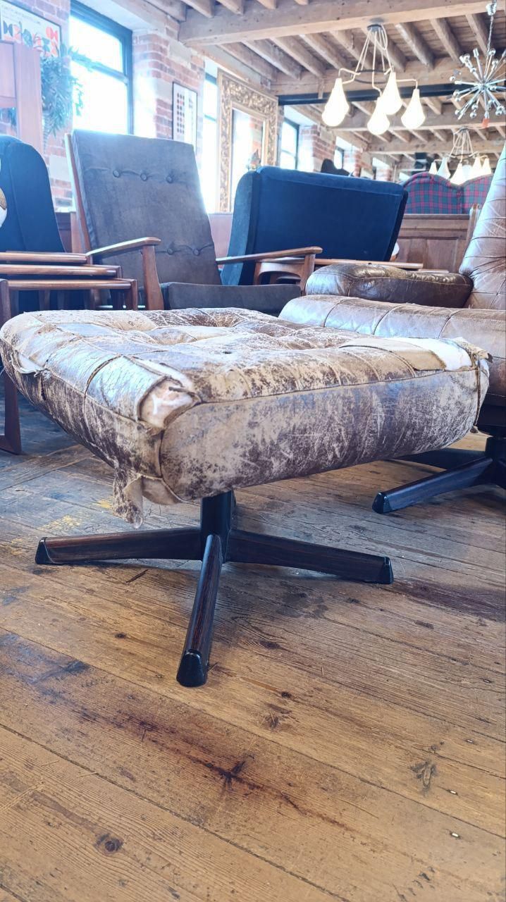 Göte Möbler 1960s Lounge Chair & Ottoman – Swedish Mid Century Modern photo buy