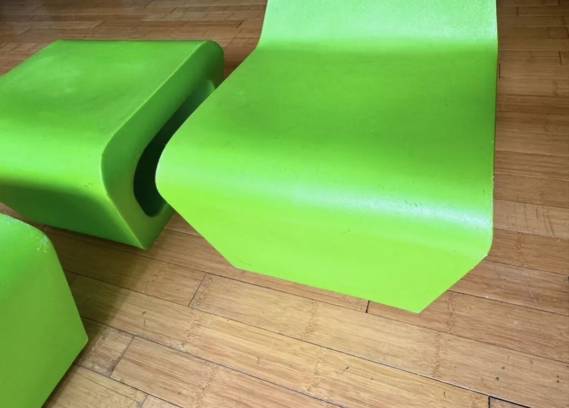 Jellyfish Rocking Chairs & Ottoman  By Wiel Arets For Quinze & Milan photo furniture