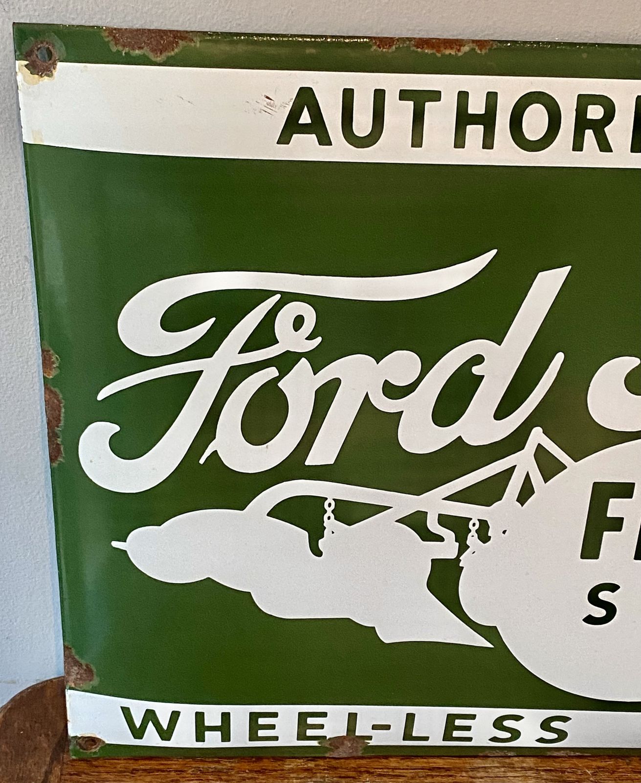 Ford Tractor Agriculture Enamel Metal Farm Sign Massey Ferguson Farming Equipment Ranch Smallholding Homestead Farmstead Croft John Deere New Holland photo vinterior