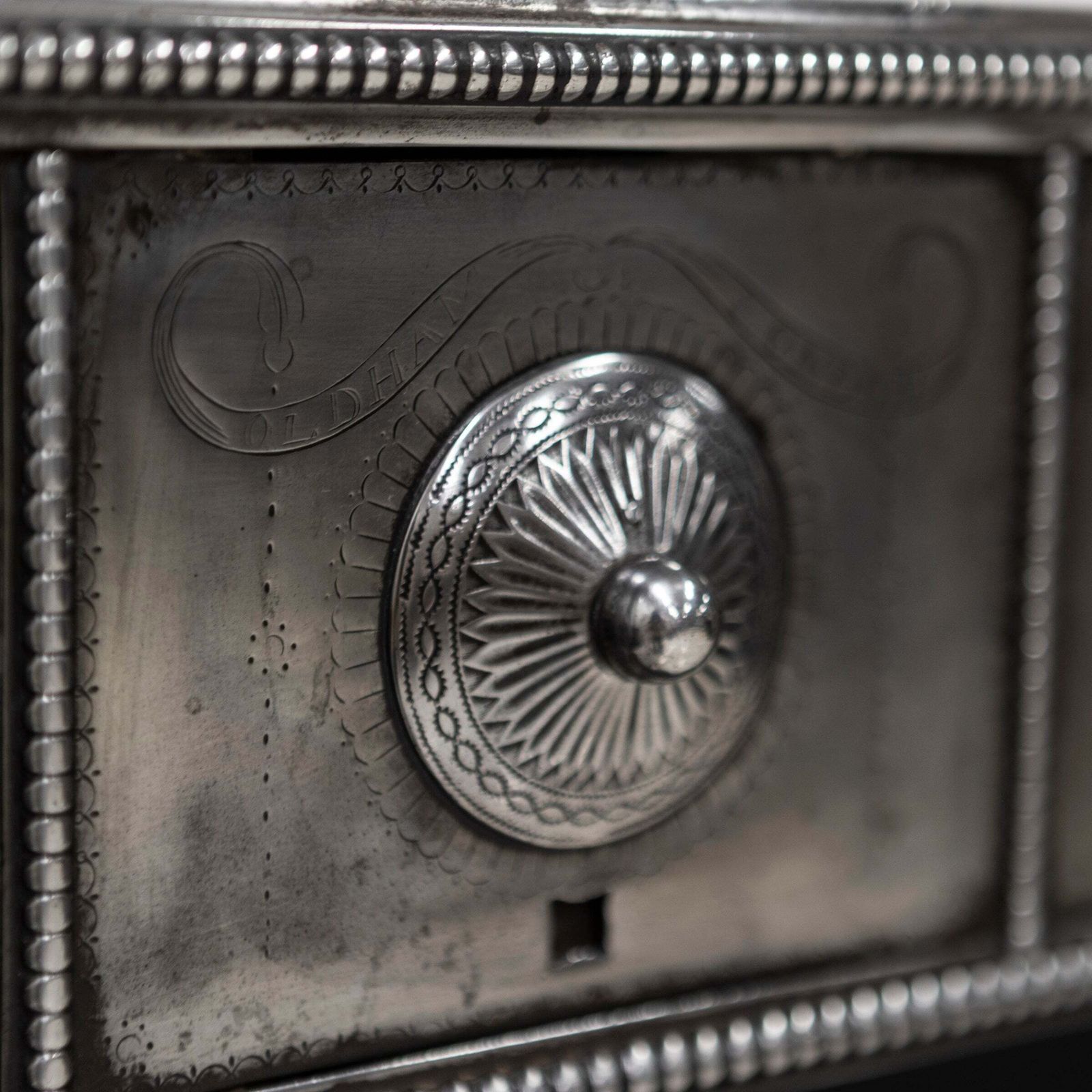 Antique Georgian Polished Steel Register Grate | Robert Adam photo vintage