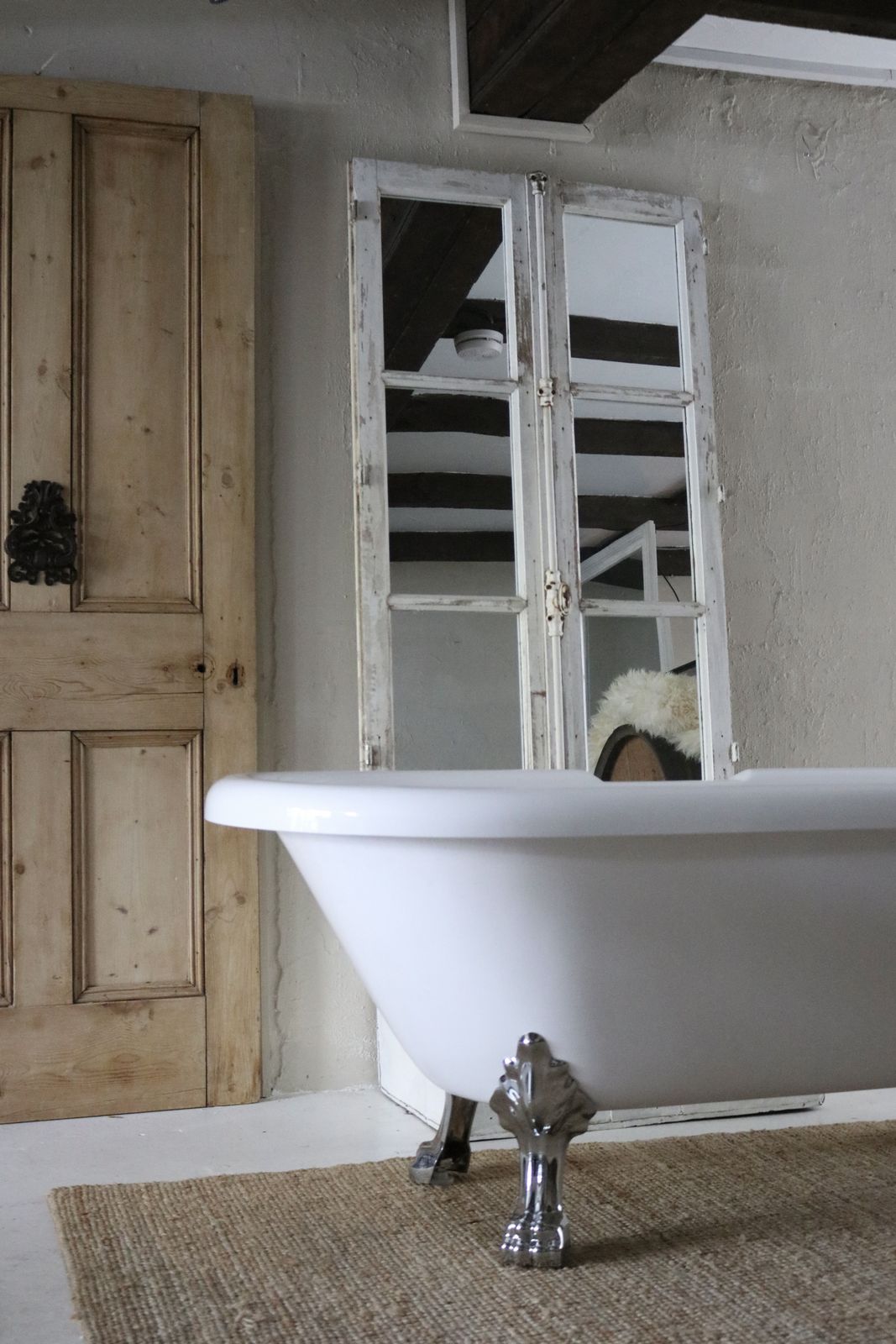 Floor Standing French Window Frame Mirrors photo buy