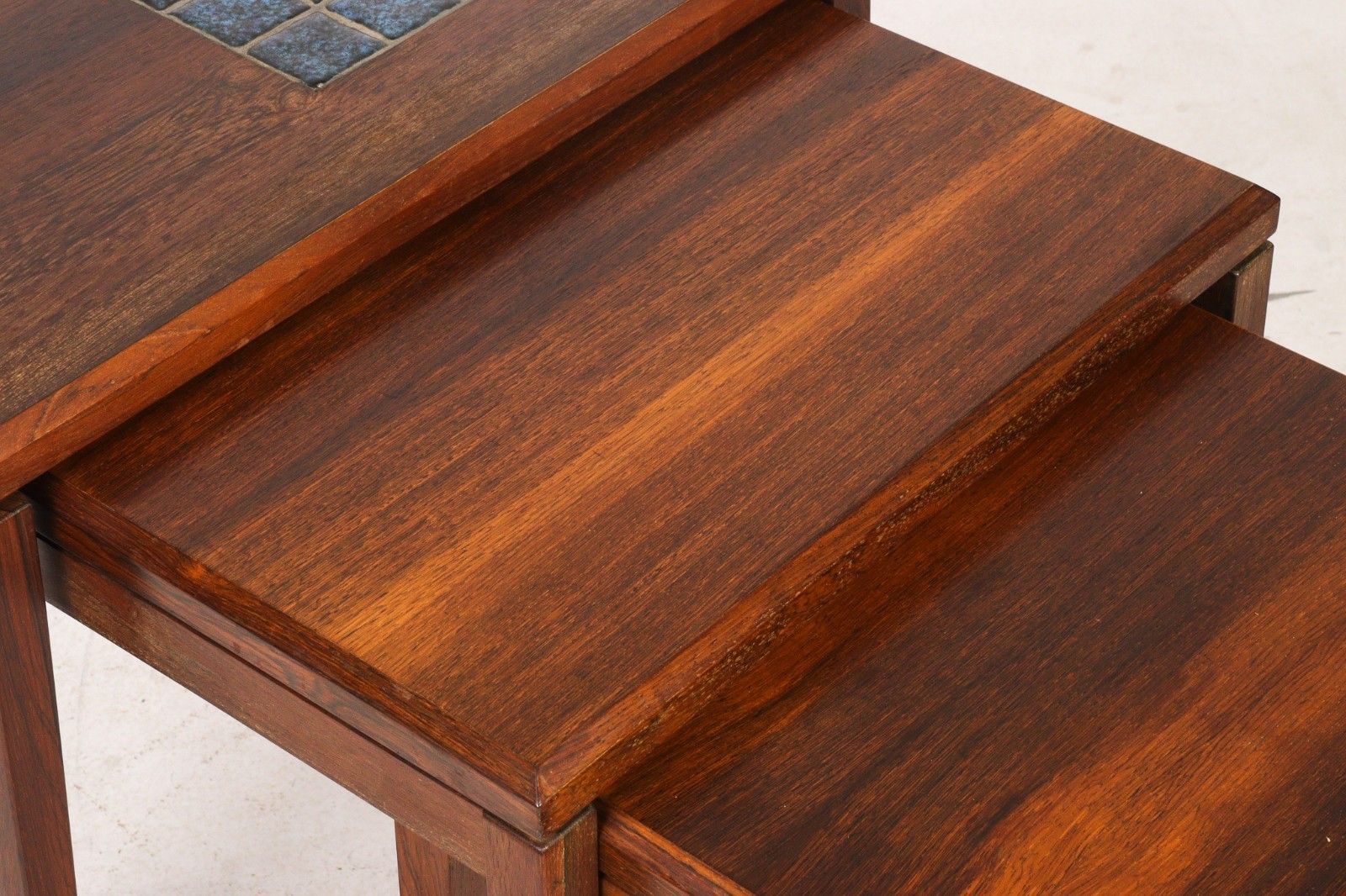 Vintage Danish  Mid Century Rosewood Johannes  Andersen Nesting Tables 1960,S photo 695.0