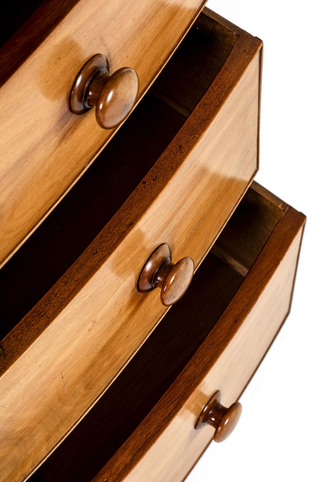 photo for sale Victorian Bow Fronted Chest Of Drawers
