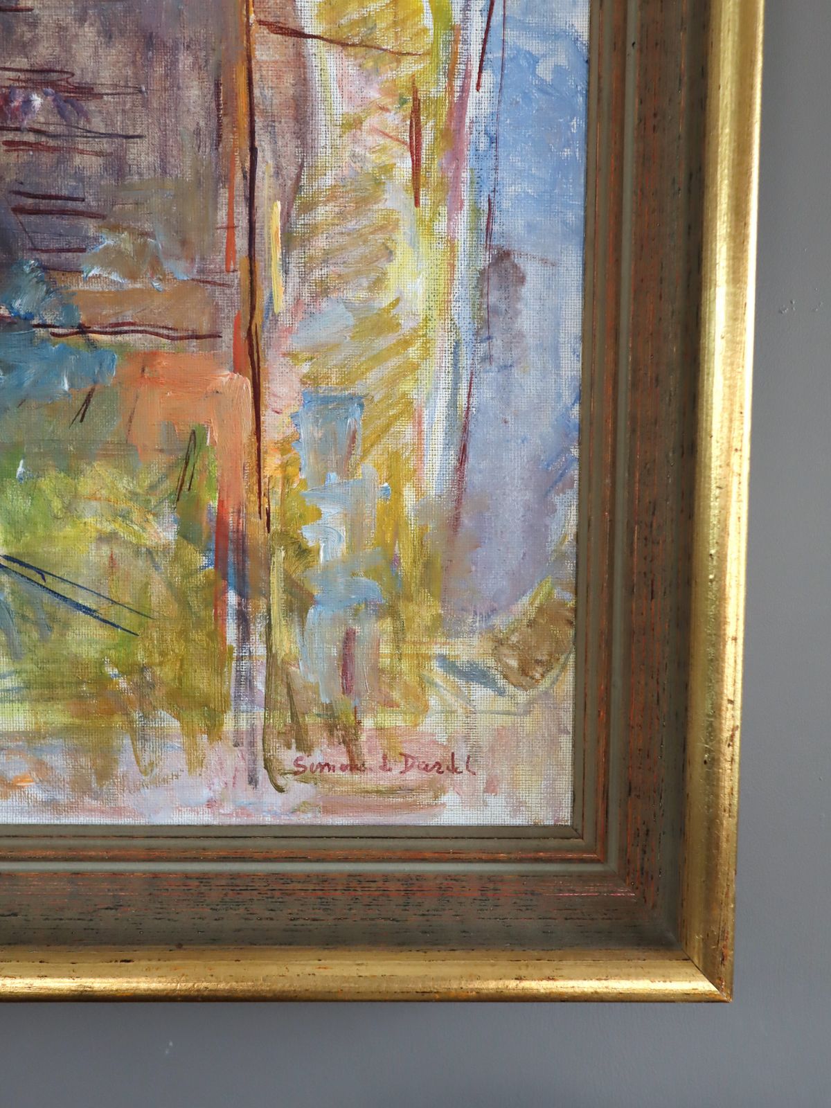 Chair By The Archway Oil Painting photo vinterior
