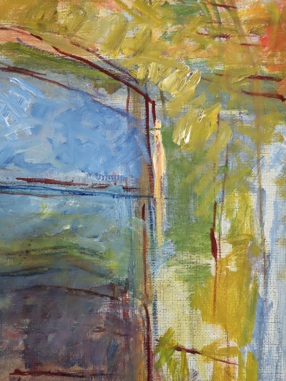 photo for sale Chair By The Archway Oil Painting