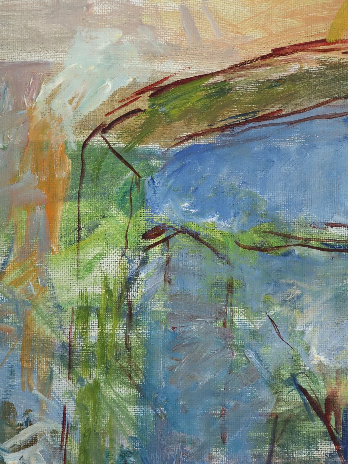 Art Chair By The Archway Oil Painting photo