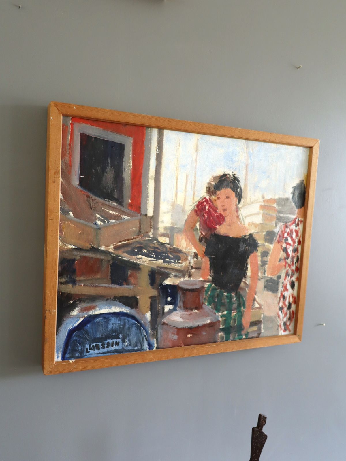 At The Market Oil Painting photo 572.0
