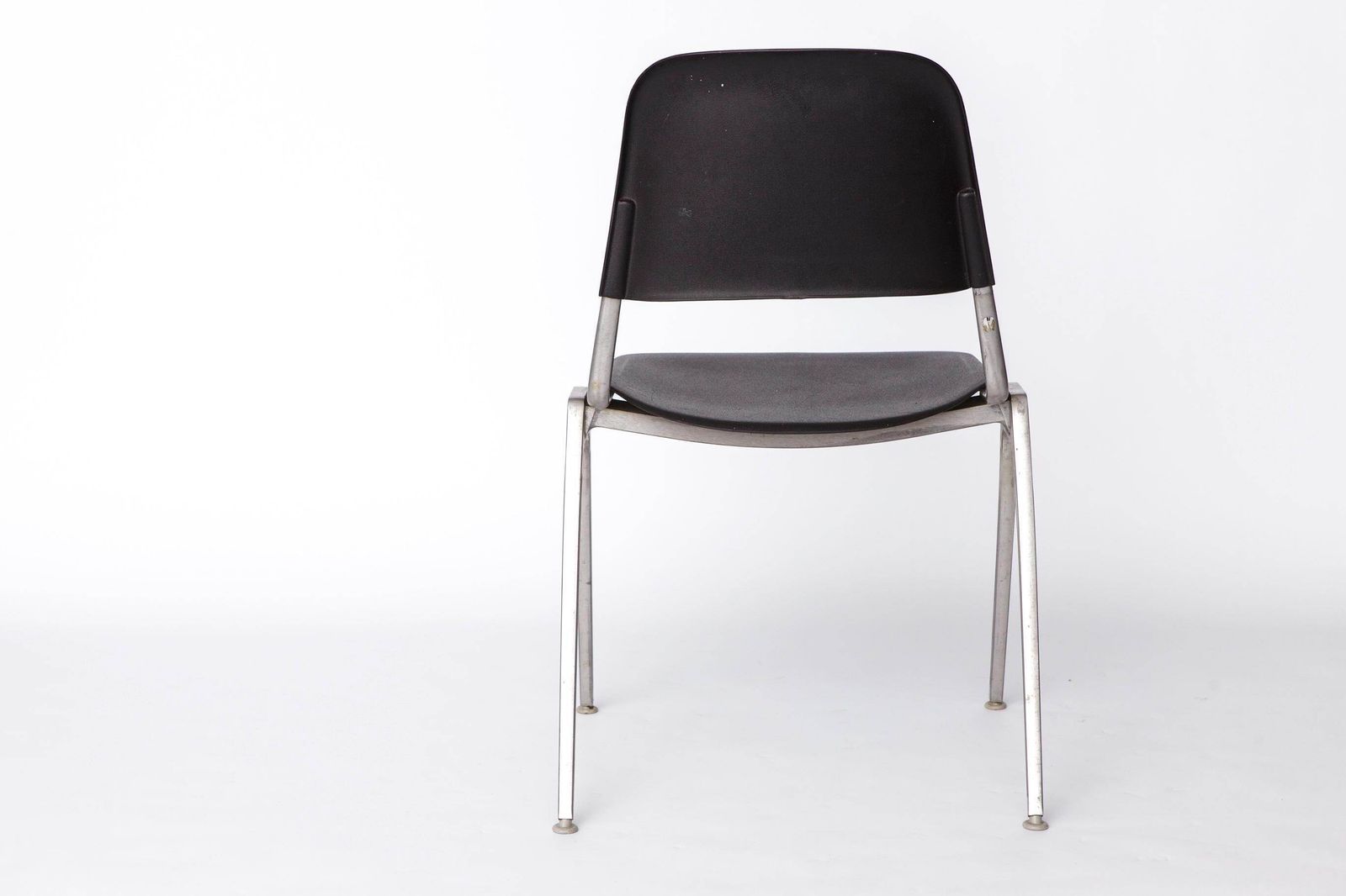 Set Of 4 Vintage Knoll Stacking Chairs, Model 1601 By Don Albinson, 1964, Mid Century Modern Aluminum & Plastic photo buy