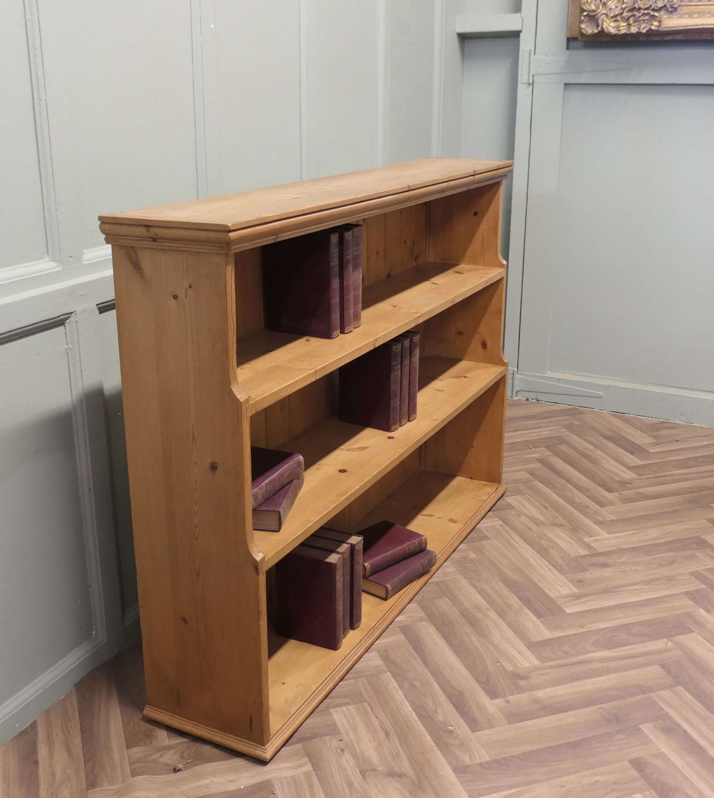 Open Front Pine Book Case Shelves photo 570.0