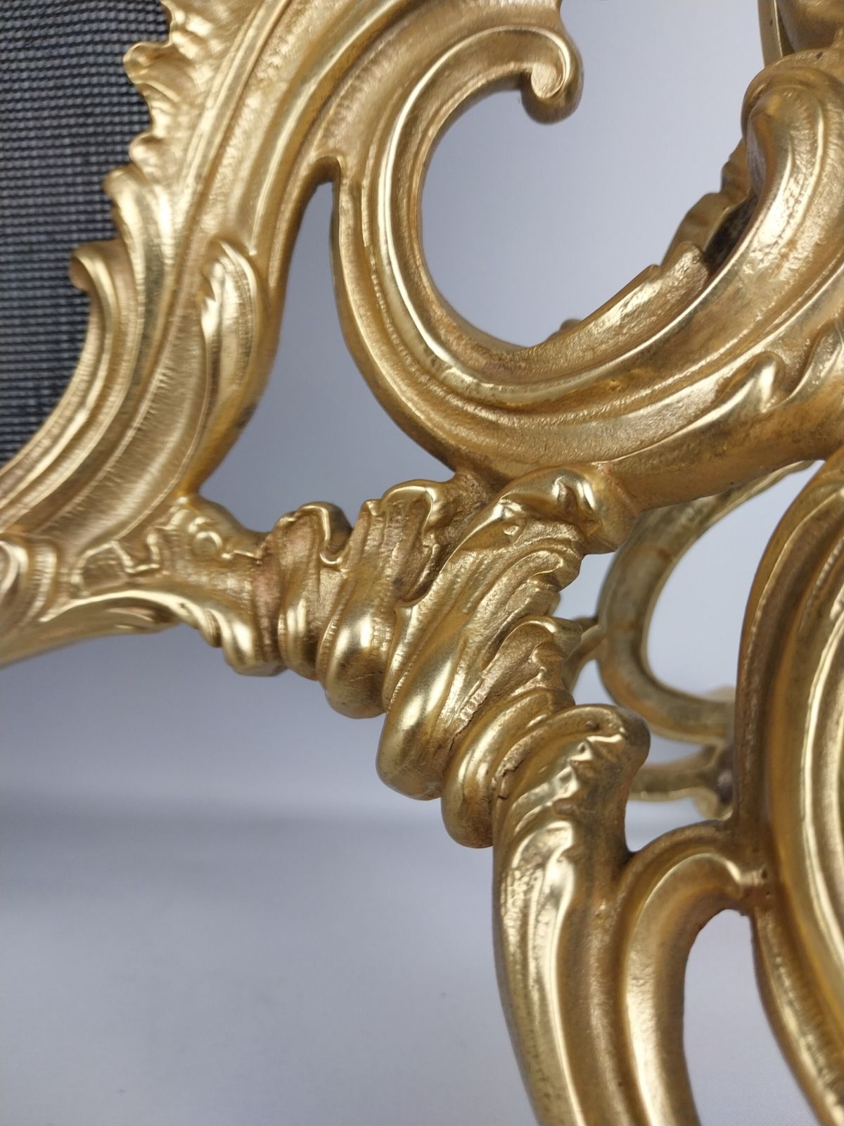 Gilt Bronze Fire Screen, 1900s photo for sale