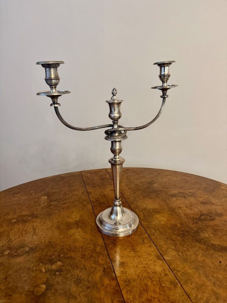 Outstanding Quality Pair Of Victorian Silver Plated Candelabras photo buy