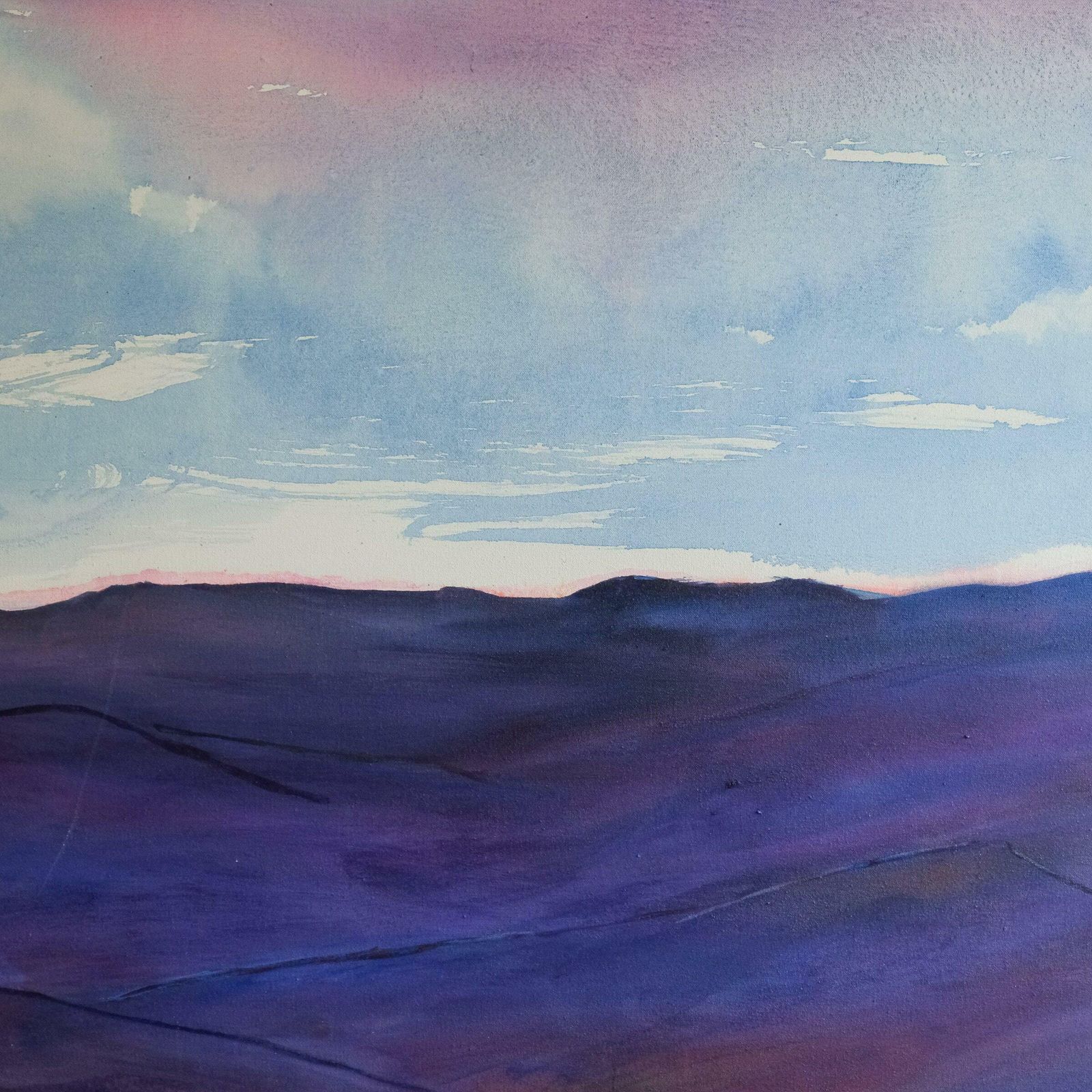 Large Painting By Kay Faithful (1930 1999) photo Art