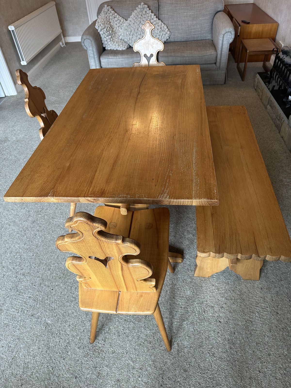 photo furniture Mid Century Dining Set Of Highly Sought After Tyrollean Design And Highly Sought After.