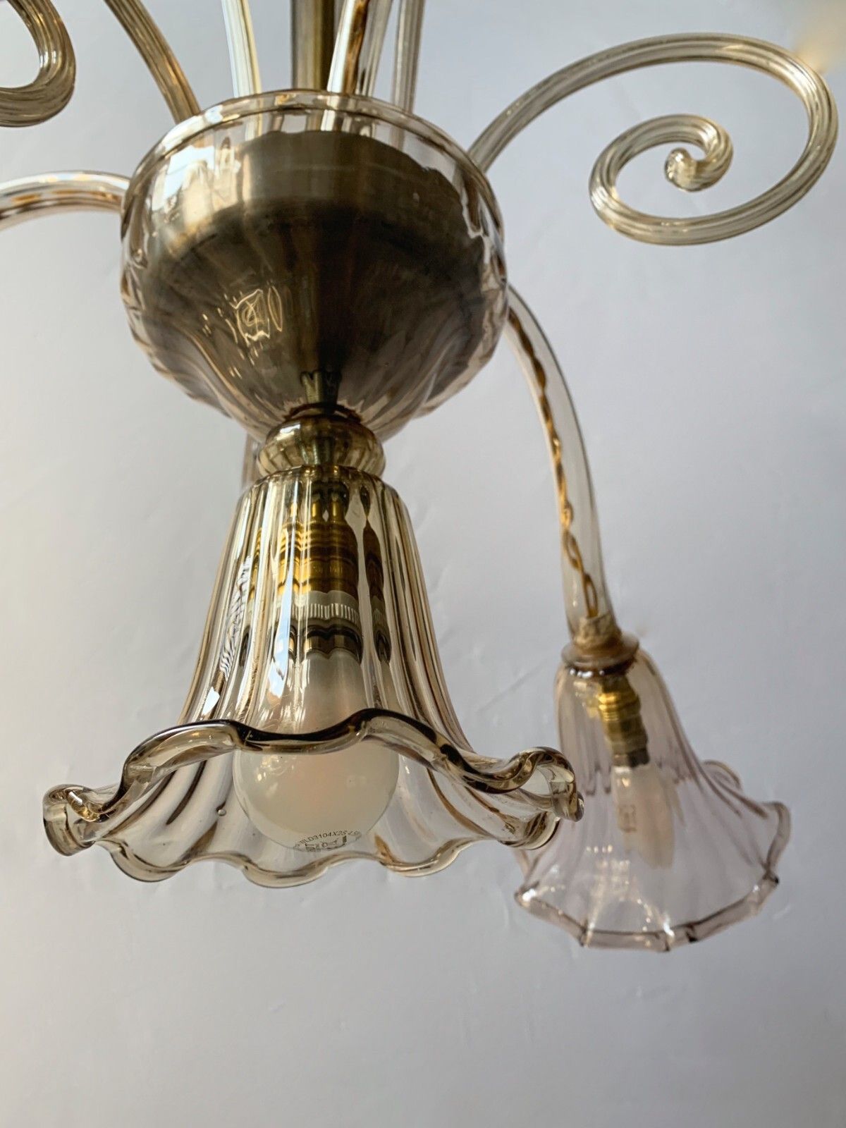 Cappellin Venini 1930 Murano Glass Chandelier photo vinterior