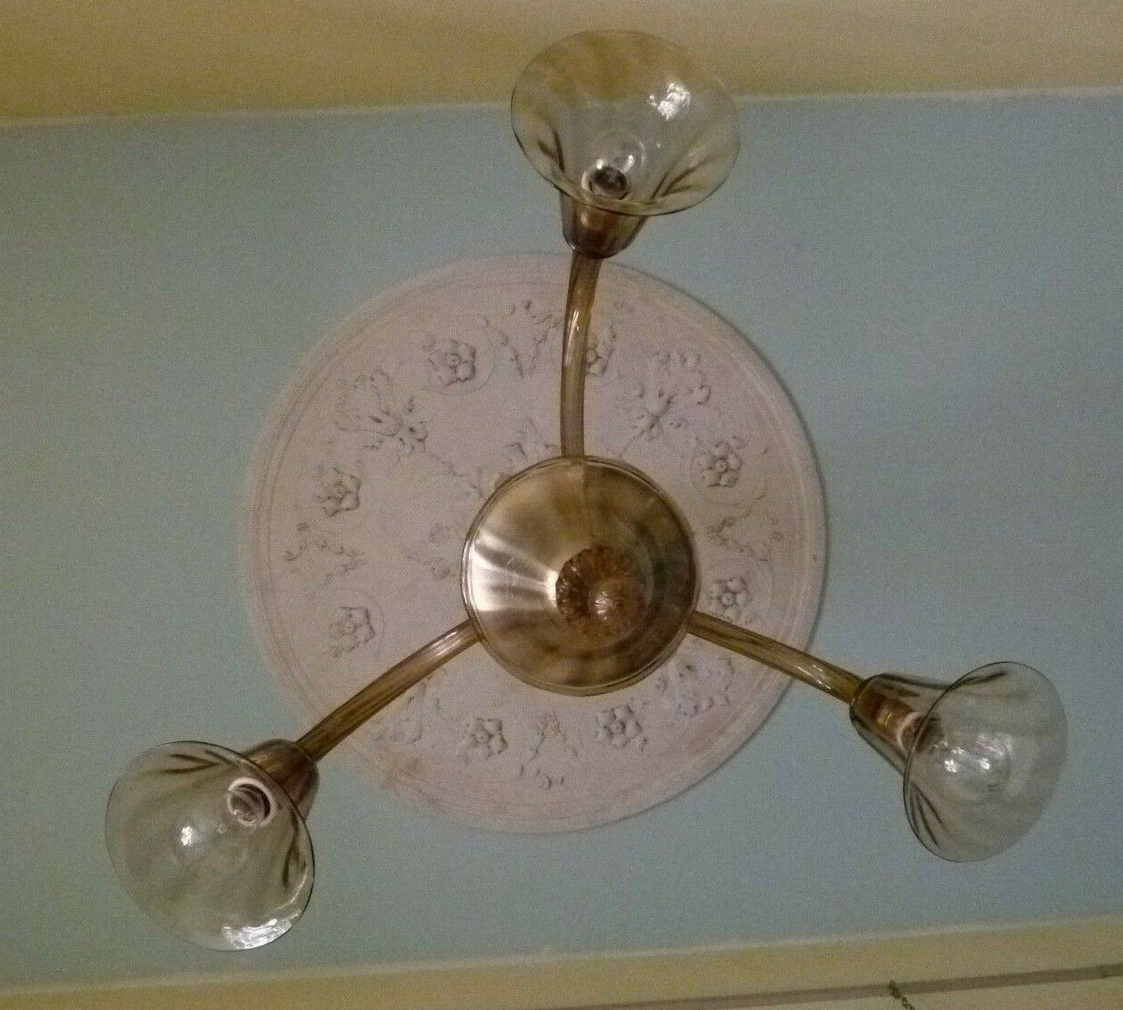 Pair Of Chandeliers Venini Rare And Original (Read Well) Chandelier Venini 1920 photo vinterior