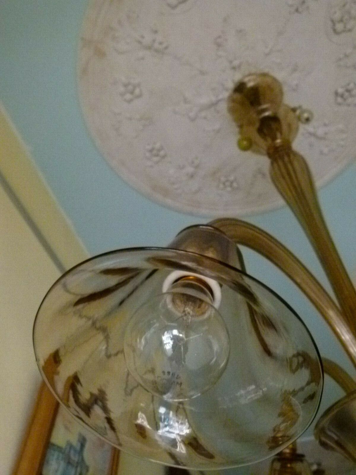 photo furniture Pair Of Chandeliers Venini Rare And Original (Read Well) Chandelier Venini 1920