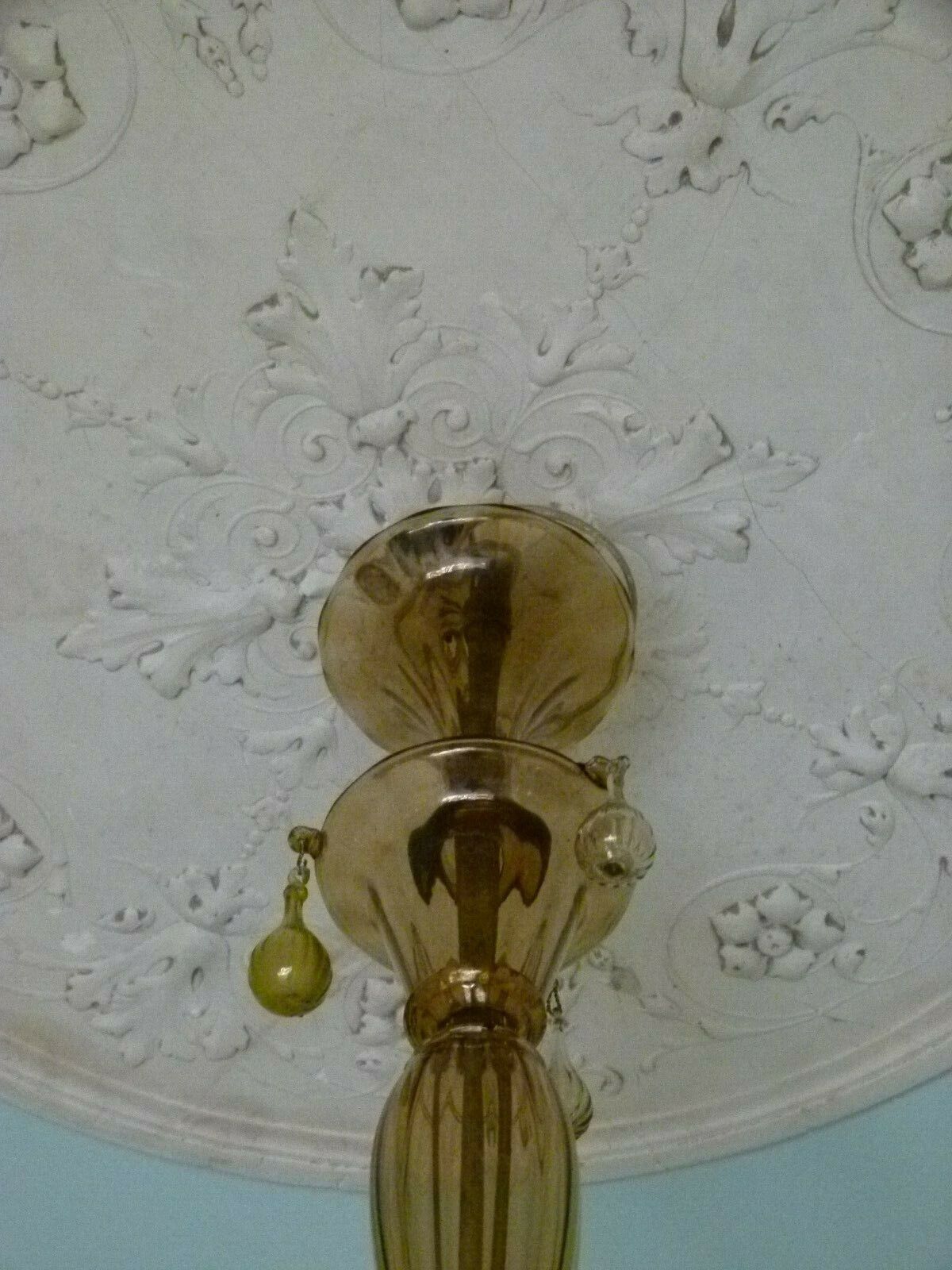 Lighting Pair Of Chandeliers Venini Rare And Original (Read Well) Chandelier Venini 1920 photo