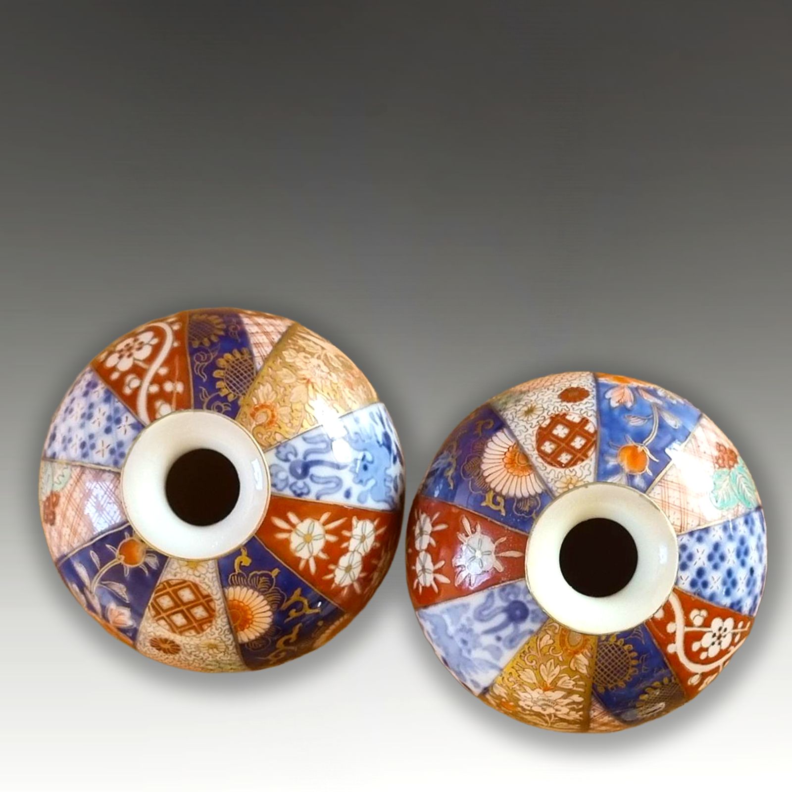Japanese Meiji Period Pair Of Vases By Fukagawa Superb Quality 6"  16cm photo 359.0