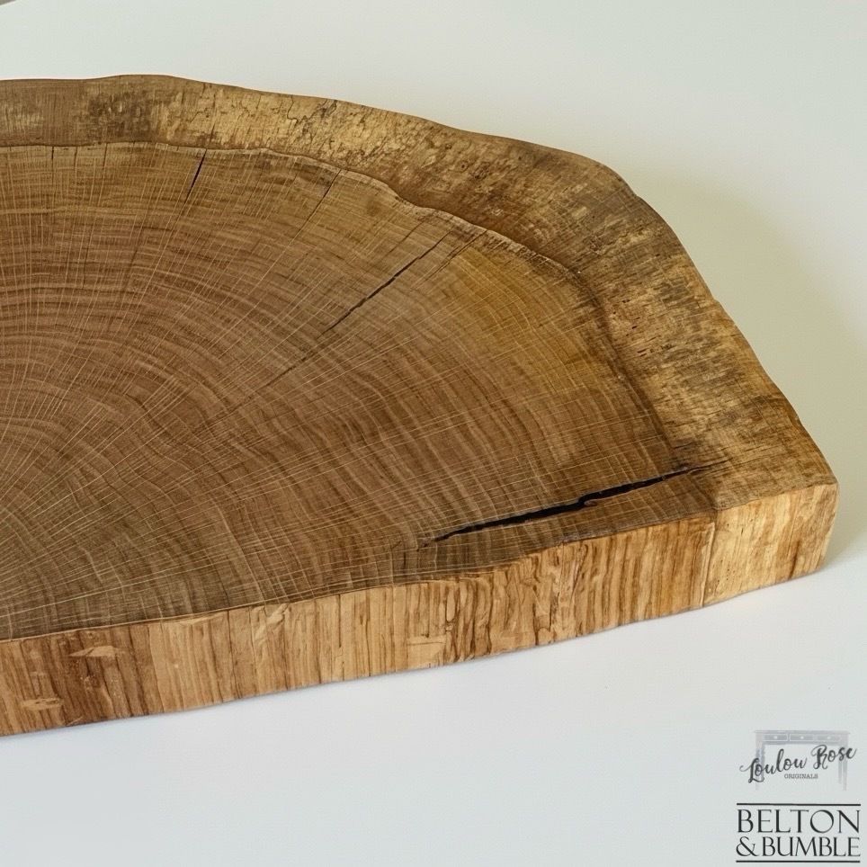 Oak Slice Cheese And Bread Board 40cm photo buy