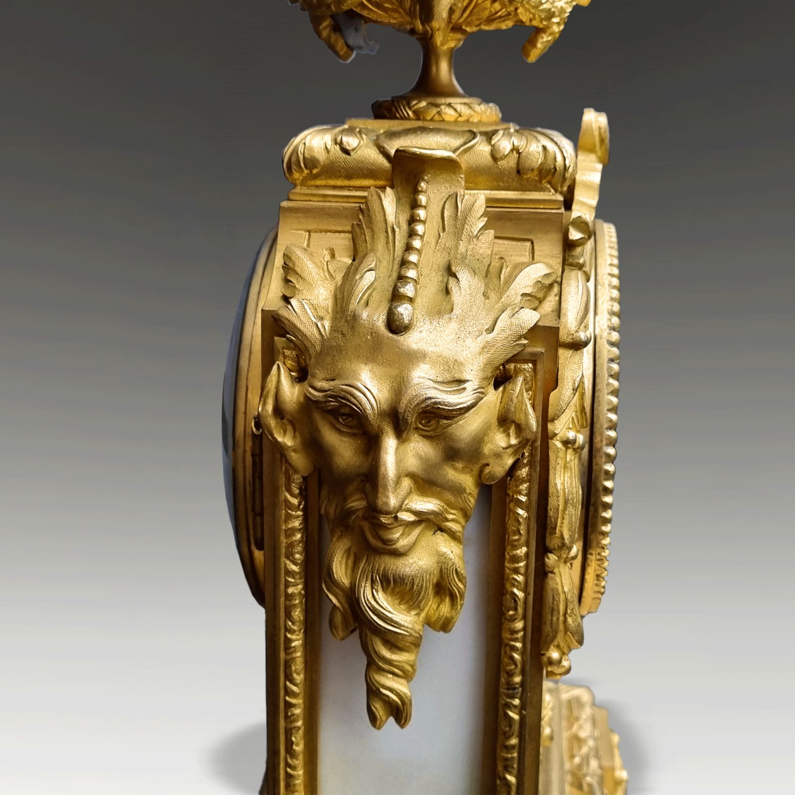 French Ormolu Bronze & Onyx Mantel Clock Magnificent Vincenti Paris C1869  38cmh photo buy