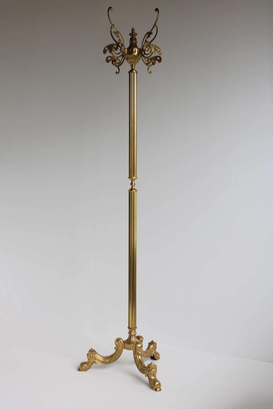 Midcentury 60s Antique Style Italian Coat Hat Rack Hollywood Regency Hall Tree photo vintage