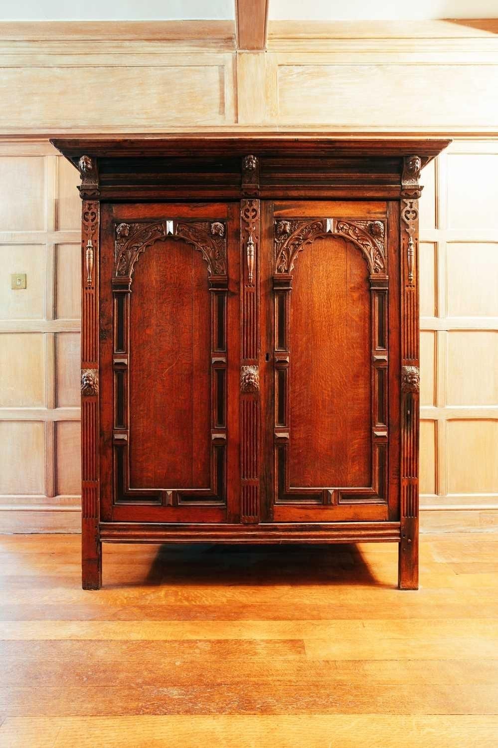 Early 18th Century Oak Dutch Armoire (Kast)