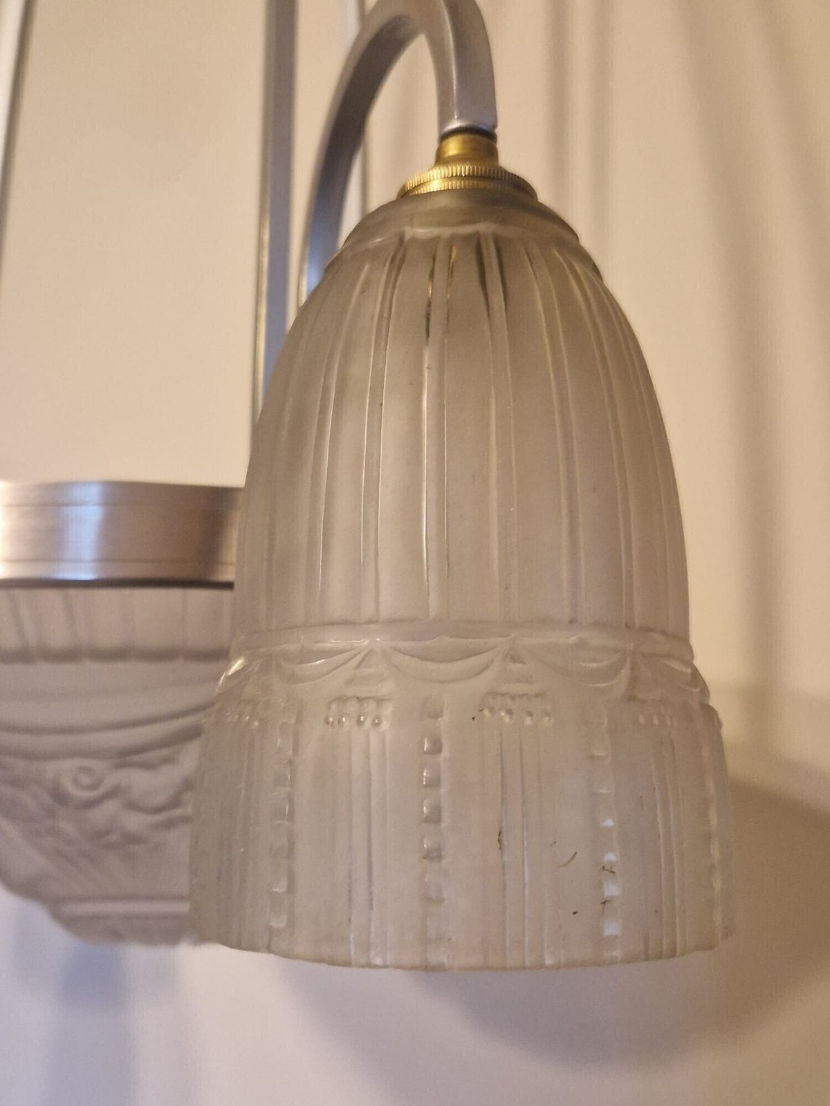 Art Deco Chandelier   Muller Frères. French 1930s photo for sale