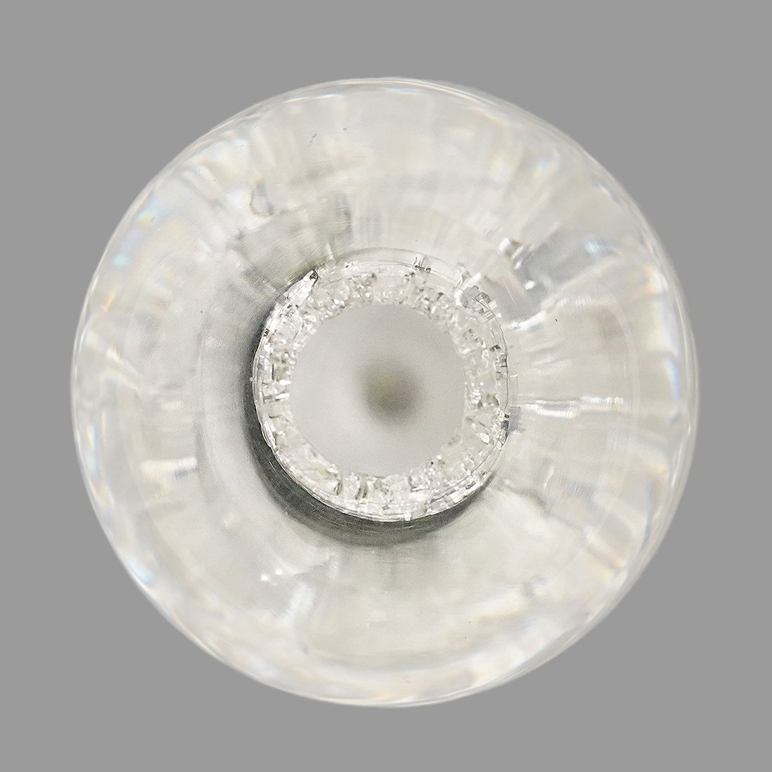 Clear Glass Vase By Alfredo Barbini For Barbini, 1970s photo for sale