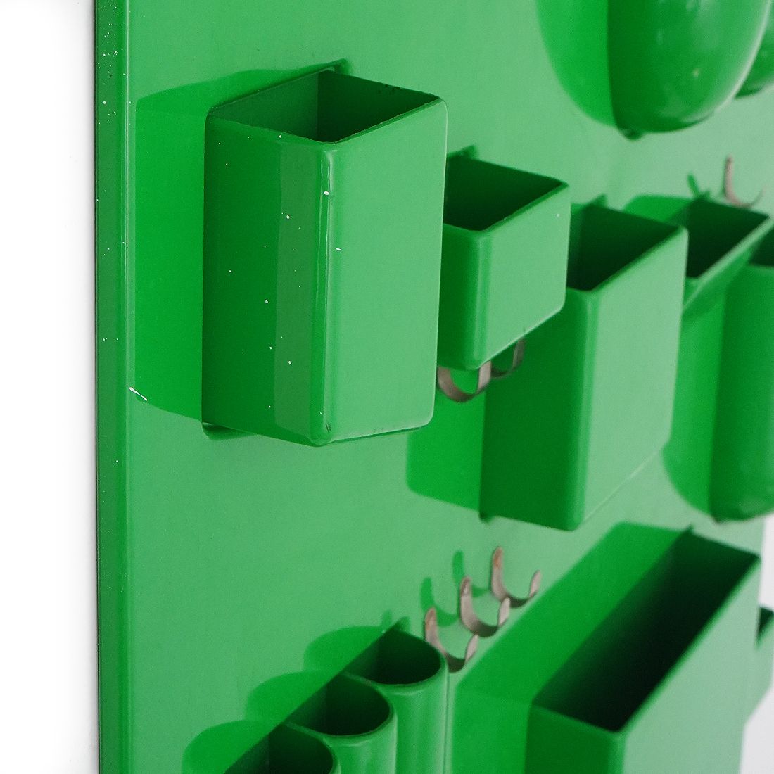 photo furniture Green “Utensilo” Wall Organizer By Dorothee Becker Maurer For Design M, 1970s