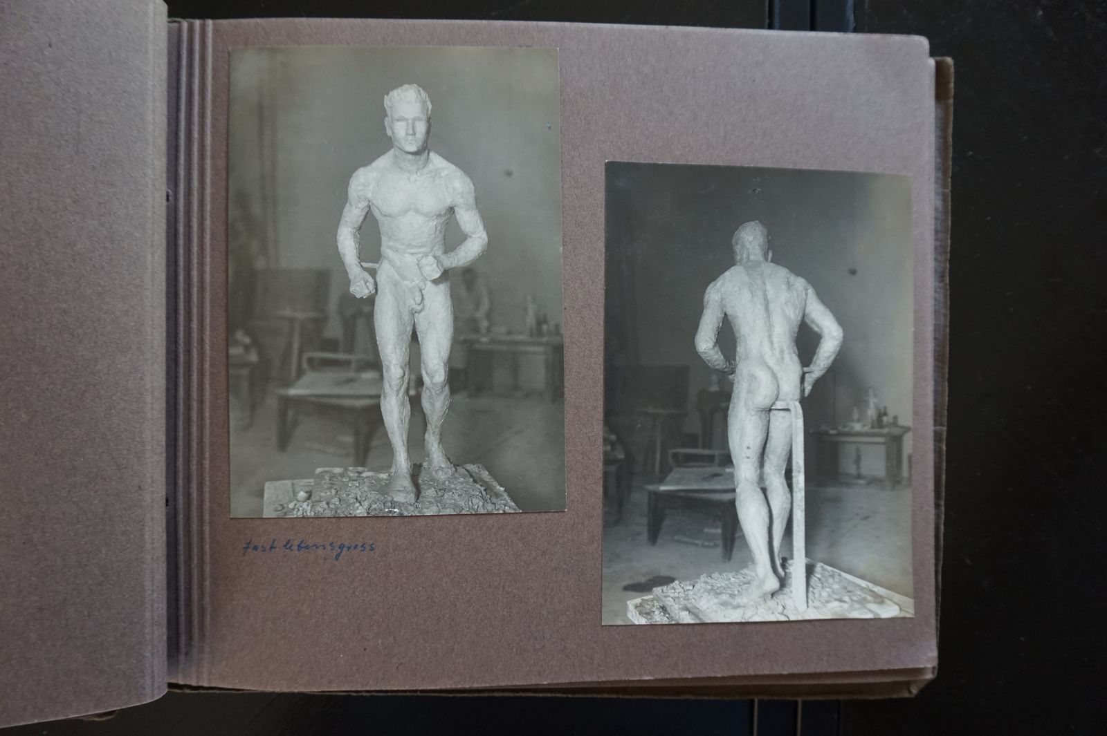 Set Of Two Bronze Busts On Granite Steles By A Student Of Georg Kolbe, 1925 photo Art