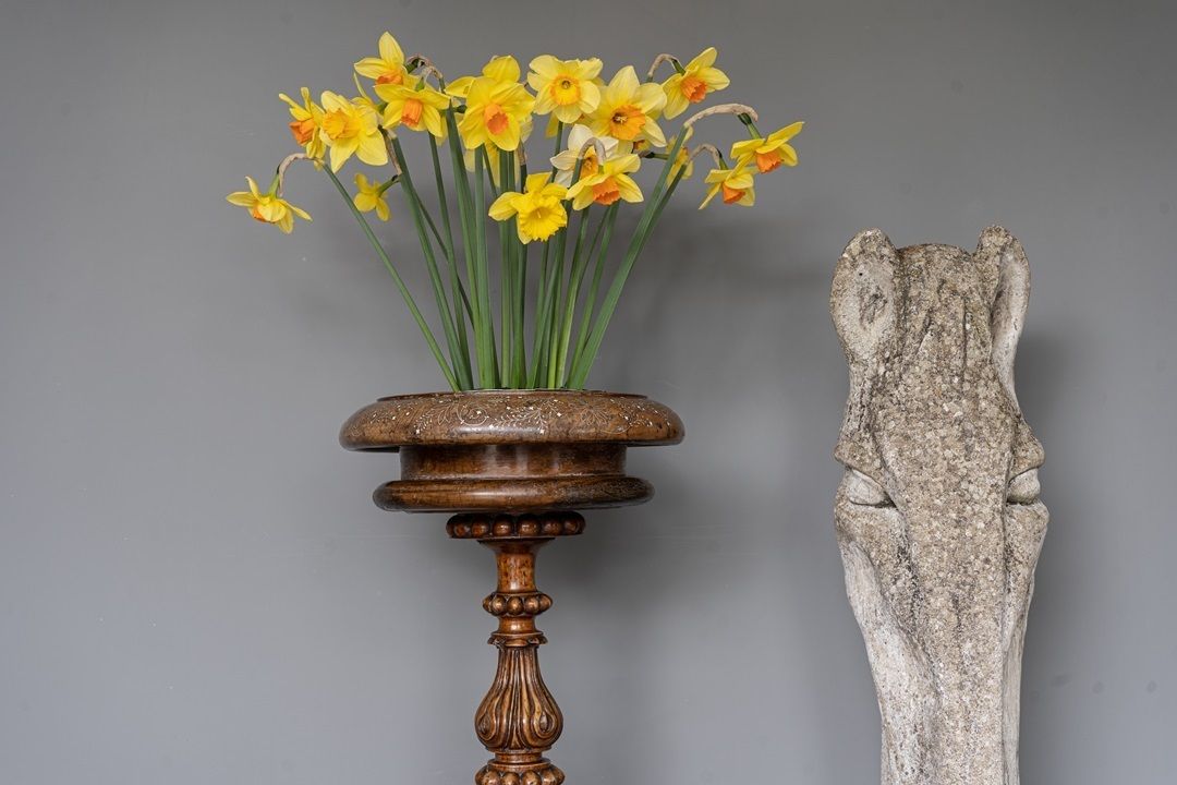 Anglo Indian Antique Wood Plant Stand Or Jardinière photo for sale