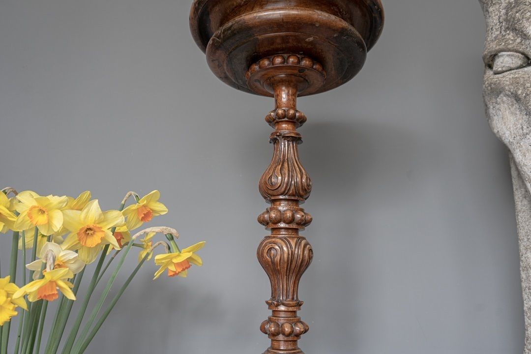 Anglo Indian Antique Wood Plant Stand Or Jardinière photo 590.0