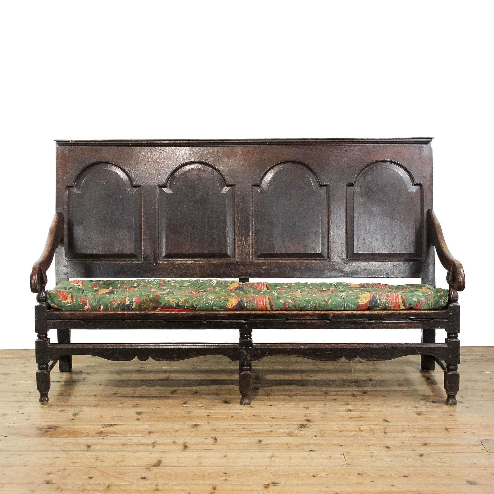 Antique Oak Settle | Oak Bench | Antique Bench | Antique Seating | Hallway | Early Antiques | Large Bench
