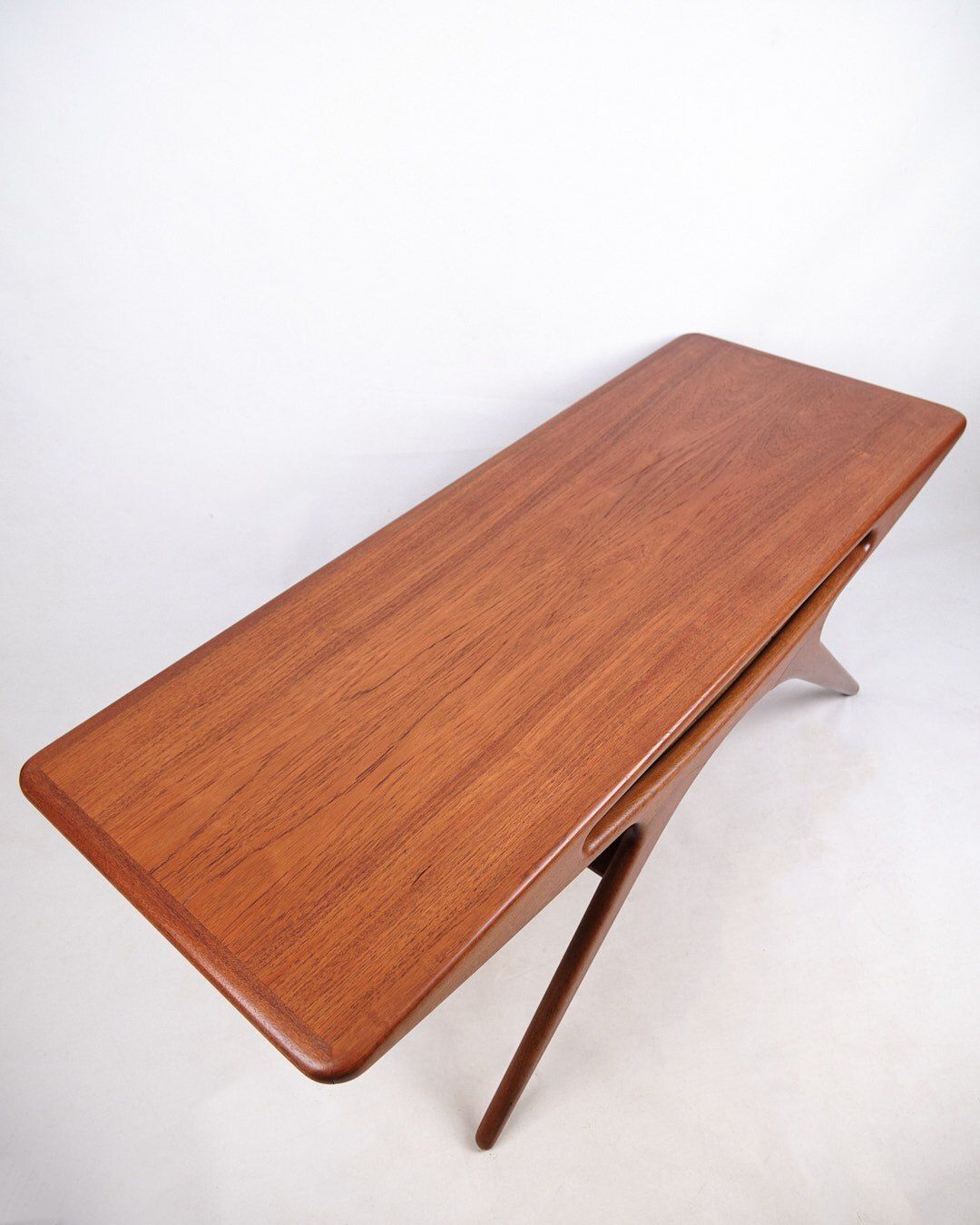 Coffee Table   Model "Smilet"   Teak   Johannes Andersen   Cfc Silkeborg   1960s photo Furniture