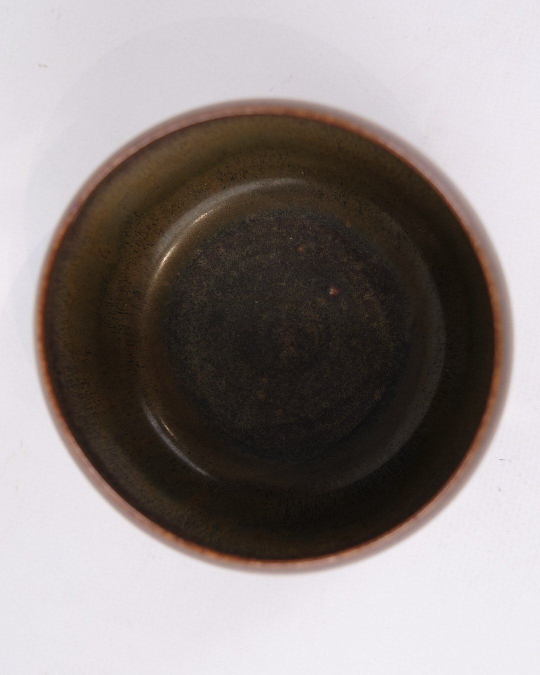 Small Bowl   Model No. 25   Brownish Glass & Stoneware   Eva Staehr Nielsen   Saxbo Denmark   1960s photo vintage