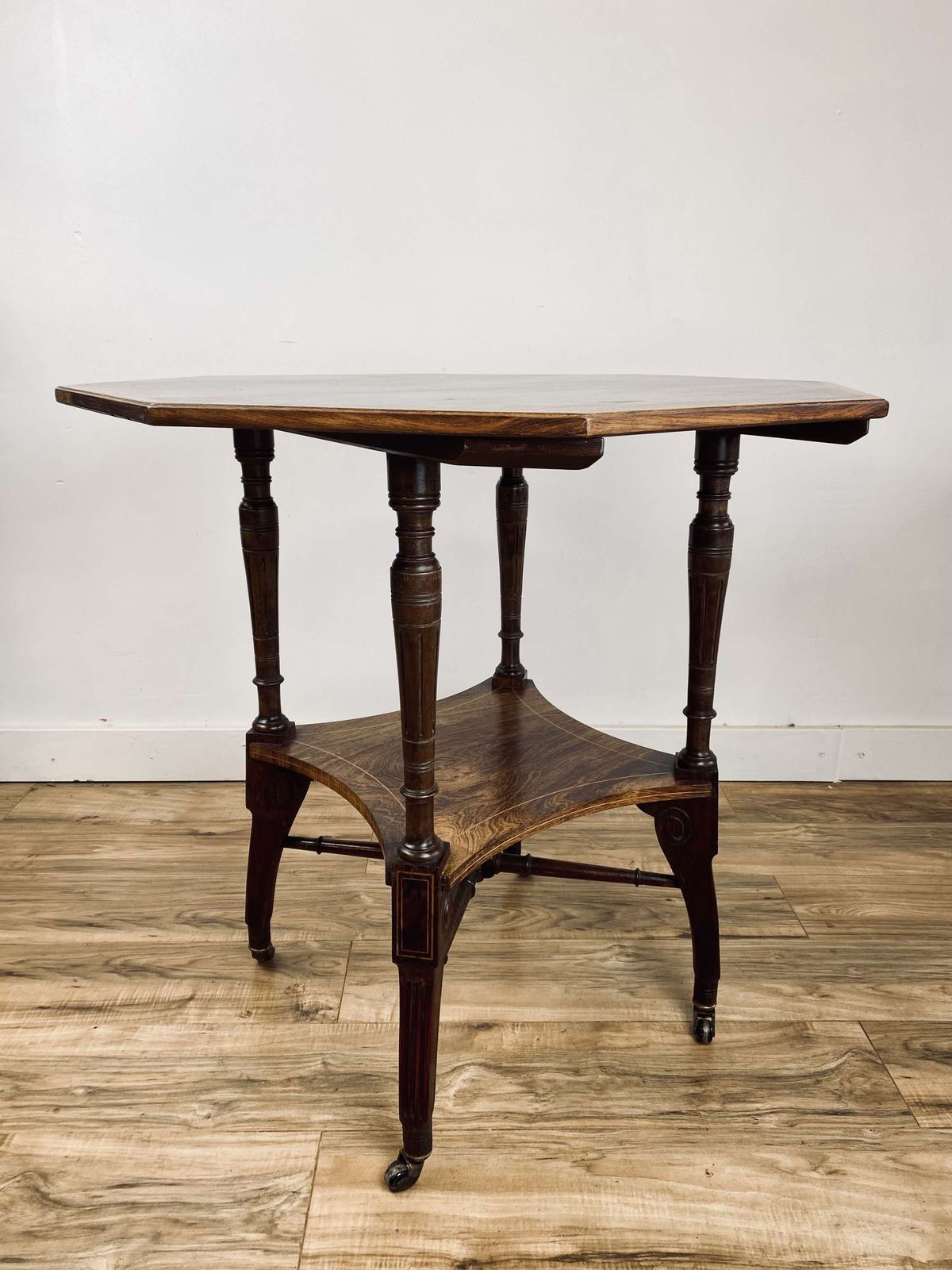 Aesthetic Movement Inlaid Rosewood Occasional Table. photo vinterior
