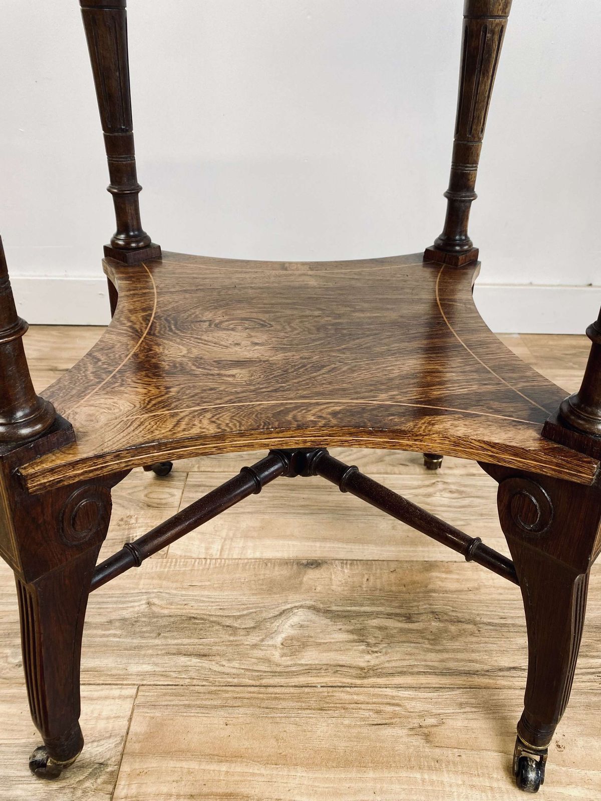 photo furniture Aesthetic Movement Inlaid Rosewood Occasional Table.