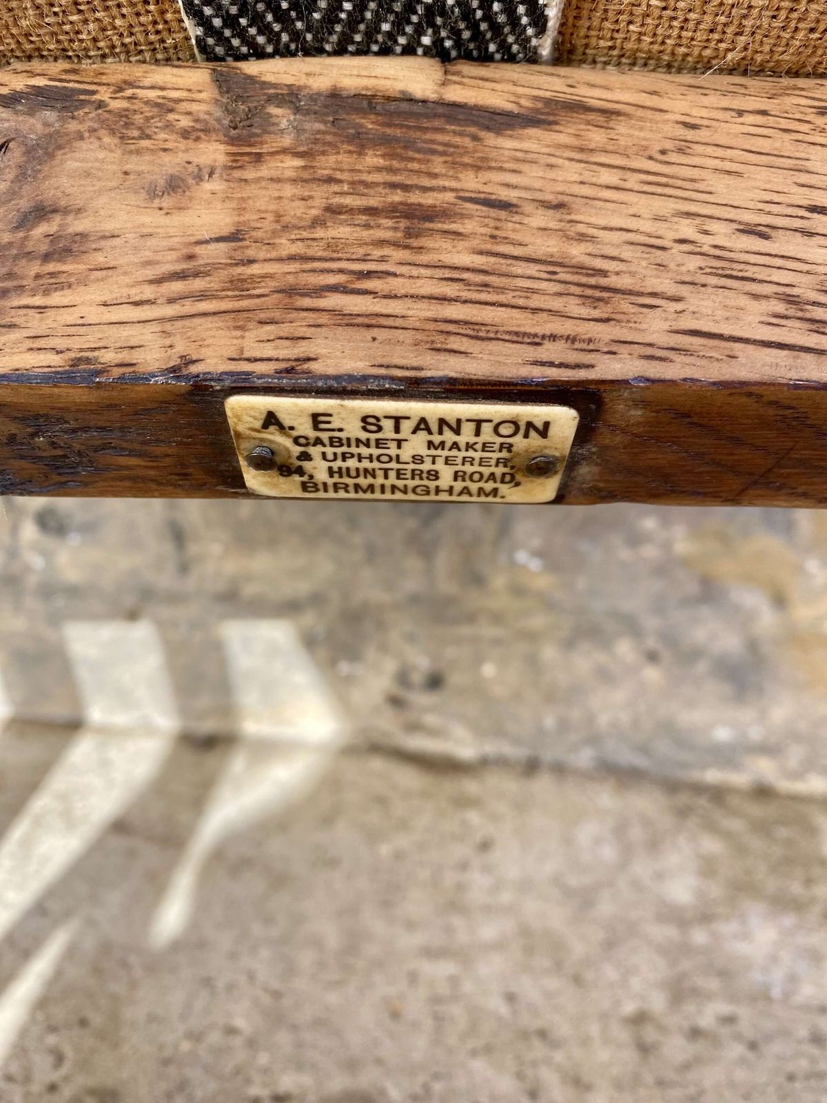 Furniture Arts And Crafts Oak Carver Chair photo