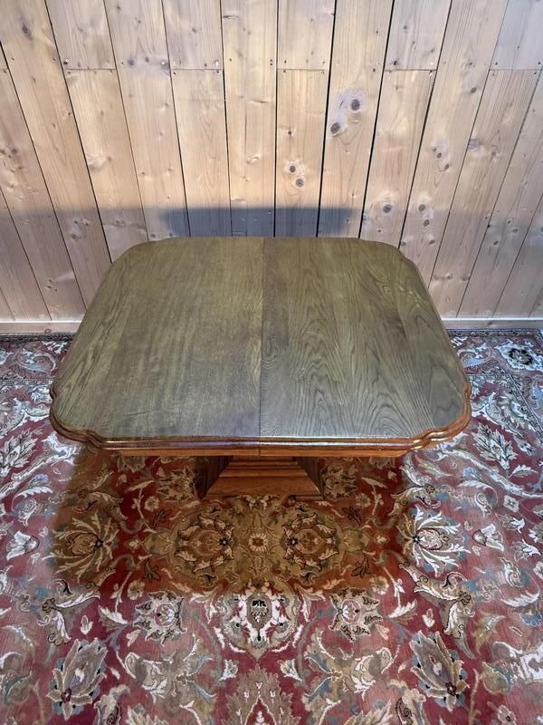 Table De Salle à Manger époque Art Dé Co En Chêne Massif photo Furniture