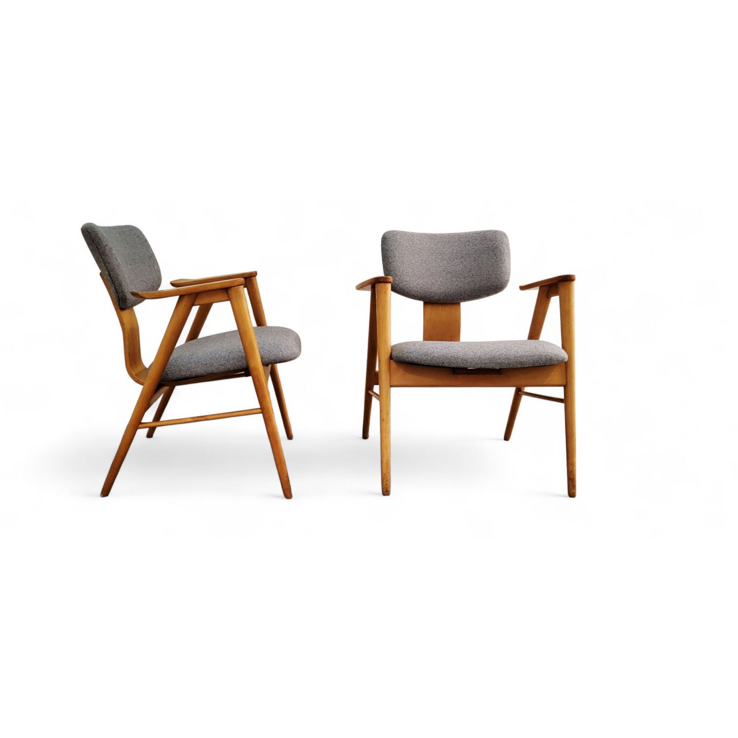 Mid Century Modern Lounge Chair Fb14 By Cees Braakman For Pastoe 1955, Set Of 2 photo Furniture